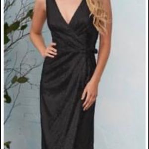 Black Sequin Jasmine B2 Bridesmaid Dress